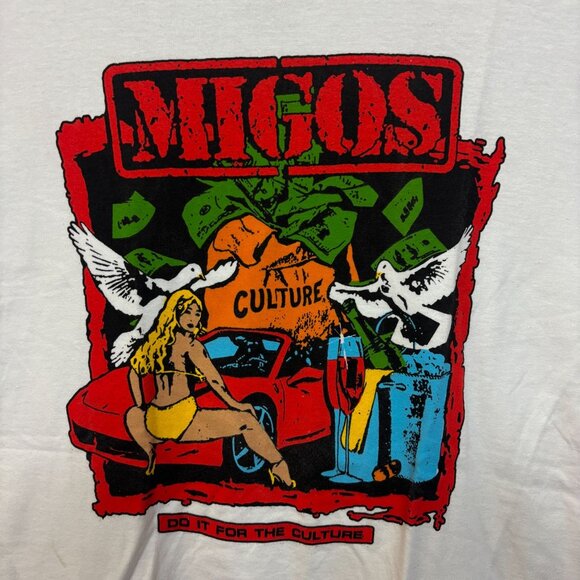Migos culture rap tee size medium - Picture 3 of 6